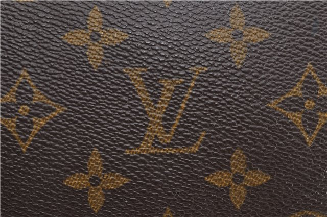 Auth Louis Vuitton Monogram Keepall Bandouliere 55 Boston Bag M41414 LV 1845D