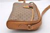 Auth GUCCI Web Sherry Line Micro GG Shoulder Bag PVC Leather Brown Junk 1845G