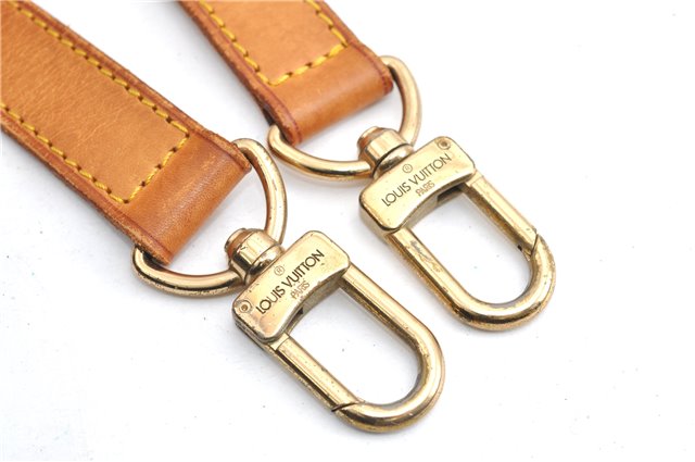 Authentic Louis Vuitton Leather Shoulder Strap Beige 36-42.9