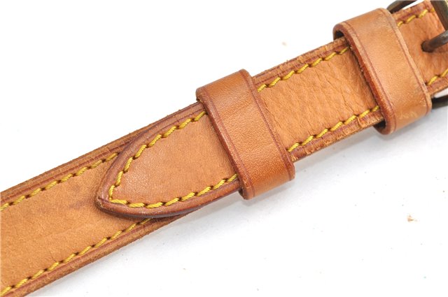 Authentic Louis Vuitton Leather Shoulder Strap Beige 36-42.9