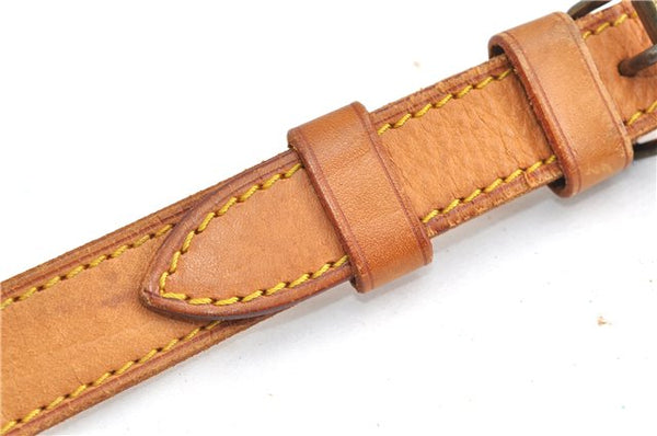 Authentic Louis Vuitton Leather Shoulder Strap Beige 36-42.9" LV 1846G