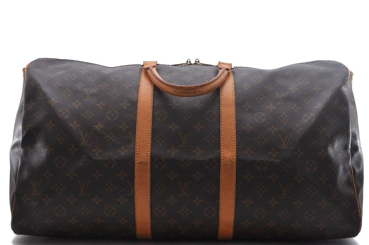 Auth Louis Vuitton Monogram Keepall Bandouliere 55 Boston Bag M41414 LV 1847D