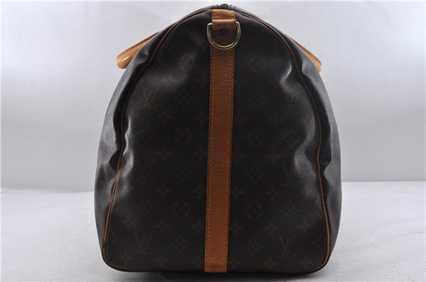 Auth Louis Vuitton Monogram Keepall Bandouliere 55 Boston Bag M41414 LV 1847D