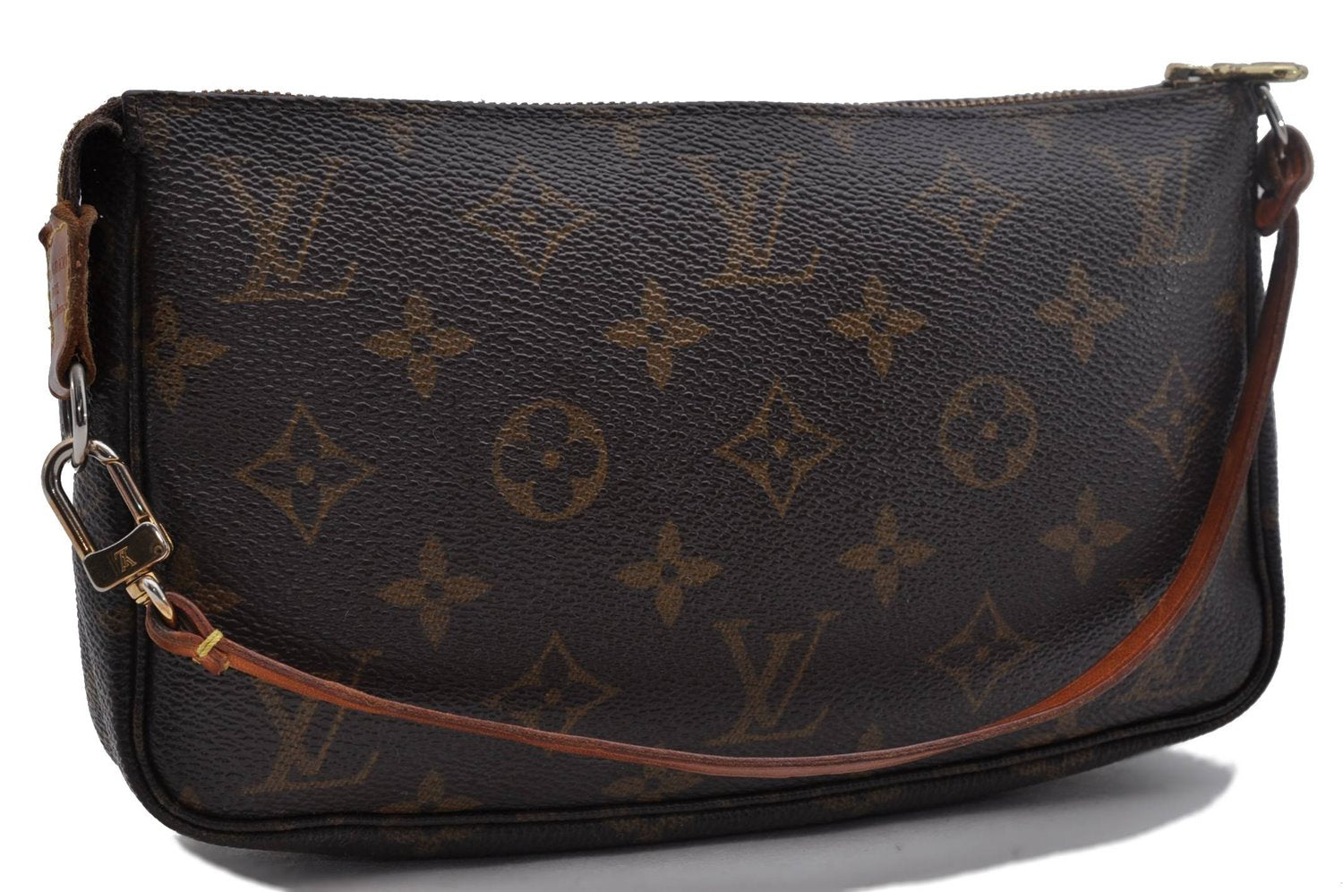 Authentic Louis Vuitton Monogram Pochette Accessoires Pouch M51980 LV 1848D