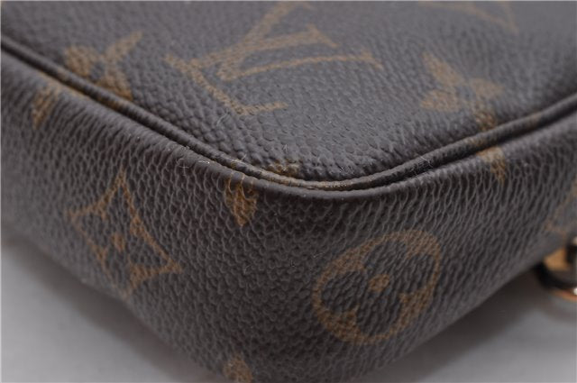 Authentic Louis Vuitton Monogram Pochette Accessoires Pouch M51980 LV 1848D