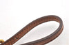 Authentic PRADA Vintage Leather Nappa Clutch Hand Bag Purse Brown 1848G