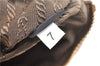 Authentic PRADA Vintage Leather Nappa Clutch Hand Bag Purse Brown 1848G