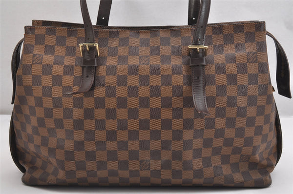 Authentic Louis Vuitton Damier Chelsea Shoulder Tote Bag N51119 LV 1848I