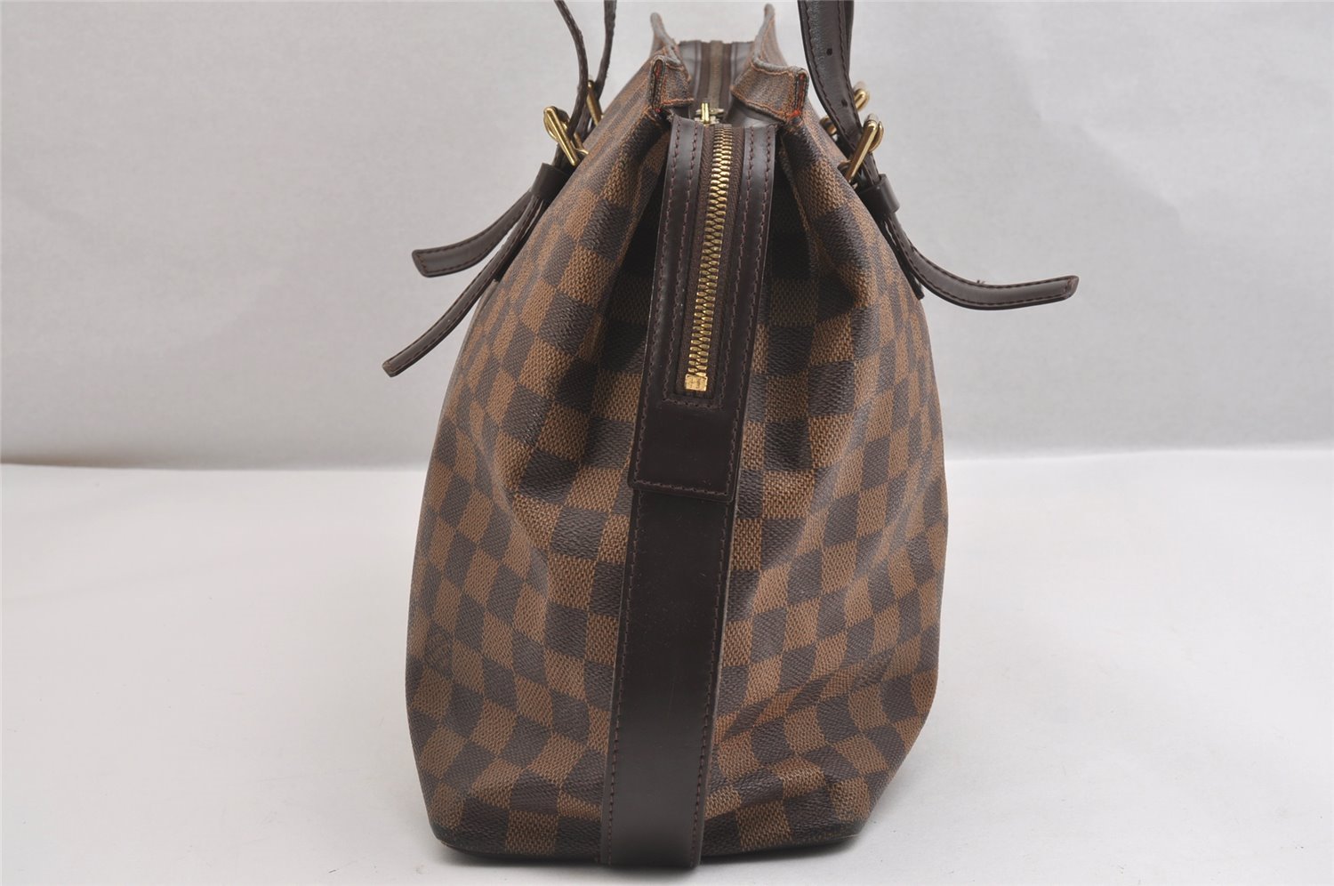 Authentic Louis Vuitton Damier Chelsea Shoulder Tote Bag N51119 LV 1848I