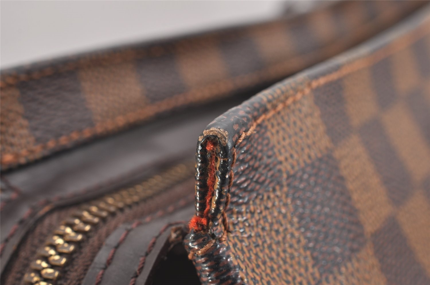 Authentic Louis Vuitton Damier Chelsea Shoulder Tote Bag N51119 LV 1848I