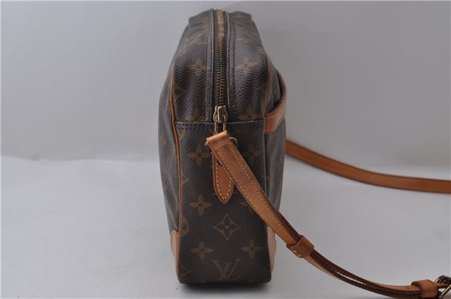 Auth Louis Vuitton Monogram Trocadero 30 Shoulder Cross Body Bag M51272 LV 1849D