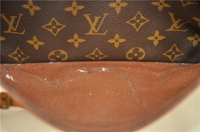 Auth Louis Vuitton Monogram Trocadero 30 Shoulder Cross Body Bag M51272 LV 1849D