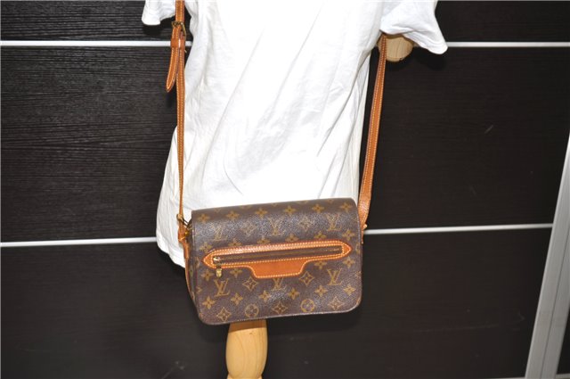 Auth Louis Vuitton Monogram Saint Germain Shoulder Cross Bag M51210 LV 1850D