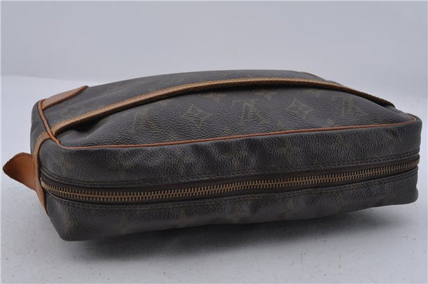 Authentic Louis Vuitton Monogram Compiegne 28 Clutch Hand Bag M51845 LV 1851D