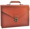 Authentic Louis Vuitton Epi Serviette Conseiller Brown Briefcase M54428 LV 1851E