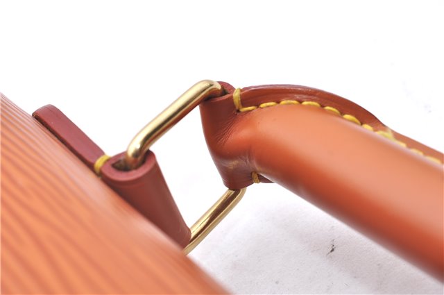 Authentic Louis Vuitton Epi Serviette Conseiller Brown Briefcase M54428 LV 1851E