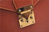 Authentic Louis Vuitton Epi Serviette Conseiller Brown Briefcase M54428 LV 1851E
