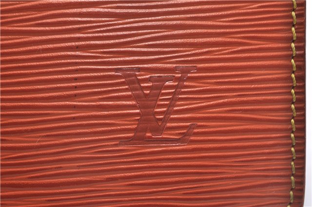 Authentic Louis Vuitton Epi Serviette Conseiller Brown Briefcase M54428 LV 1851E