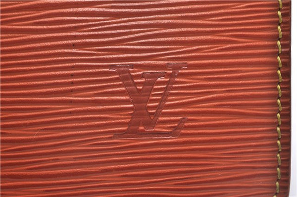 Authentic Louis Vuitton Epi Serviette Conseiller Brown Briefcase M54428 LV 1851E