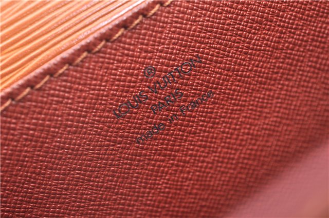 Authentic Louis Vuitton Epi Serviette Conseiller Brown Briefcase M54428 LV 1851E