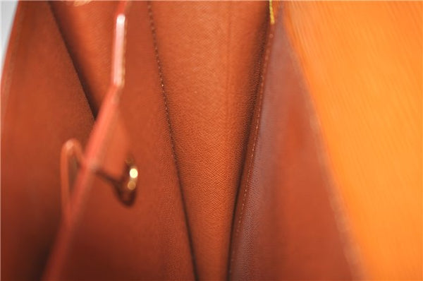Authentic Louis Vuitton Epi Serviette Conseiller Brown Briefcase M54428 LV 1851E