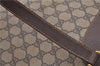 Authentic GUCCI Vintage Shoulder Tote Bag GG PVC Leather Brown Junk 1851G