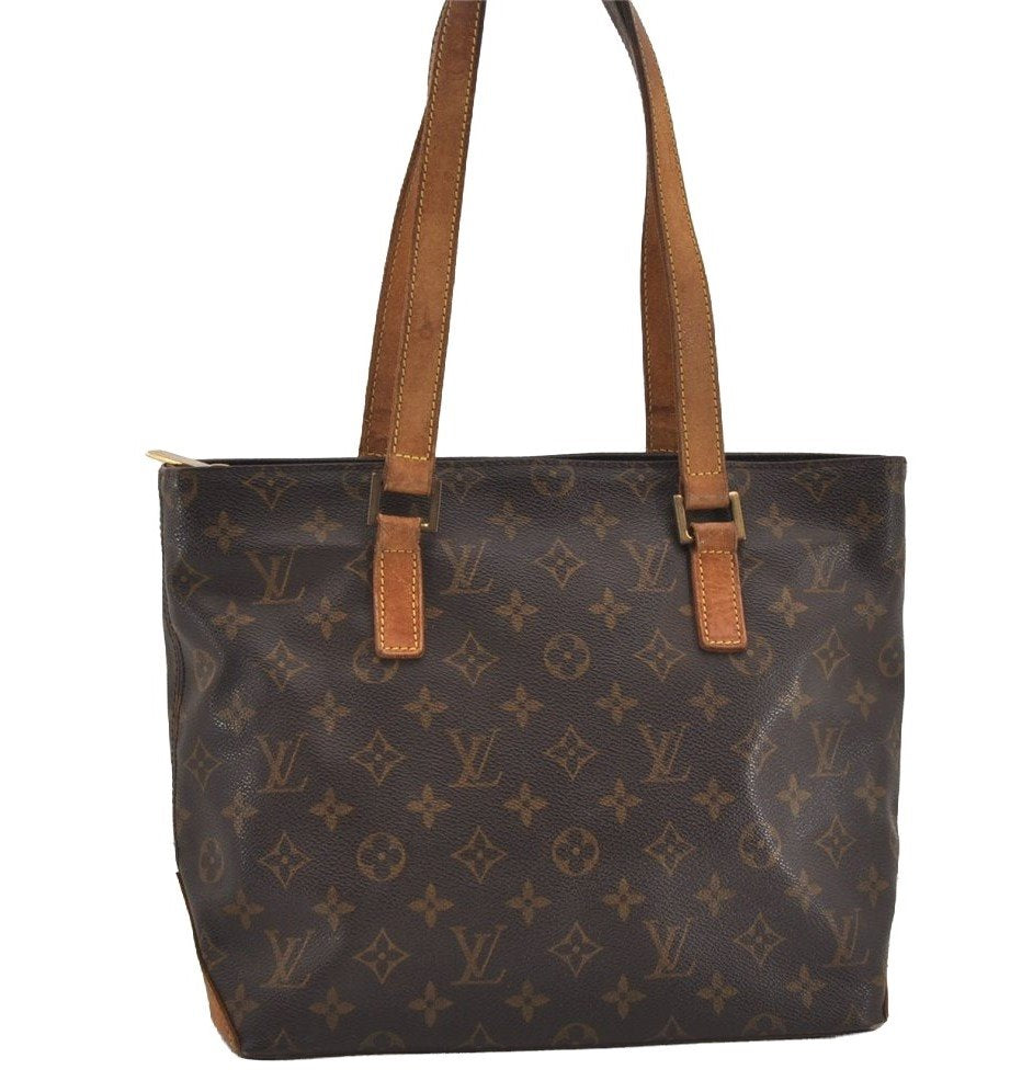 Authentic Louis Vuitton Monogram Cabas Piano Shoulder Tote Bag M51148 LV 1851I