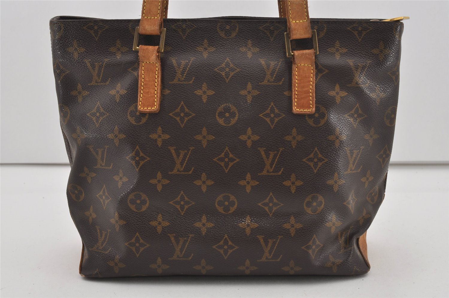 Authentic Louis Vuitton Monogram Cabas Piano Shoulder Tote Bag M51148 LV 1851I