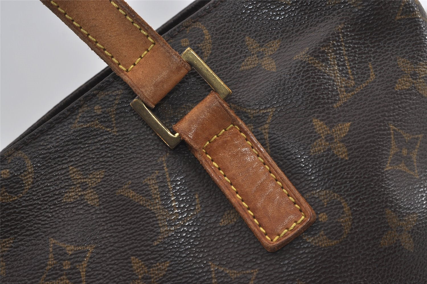 Authentic Louis Vuitton Monogram Cabas Piano Shoulder Tote Bag M51148 LV 1851I