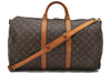 Auth Louis Vuitton Monogram Keepall Bandouliere 50 Boston Bag M41416 LV 1852D