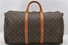 Auth Louis Vuitton Monogram Keepall Bandouliere 50 Boston Bag M41416 LV 1852D