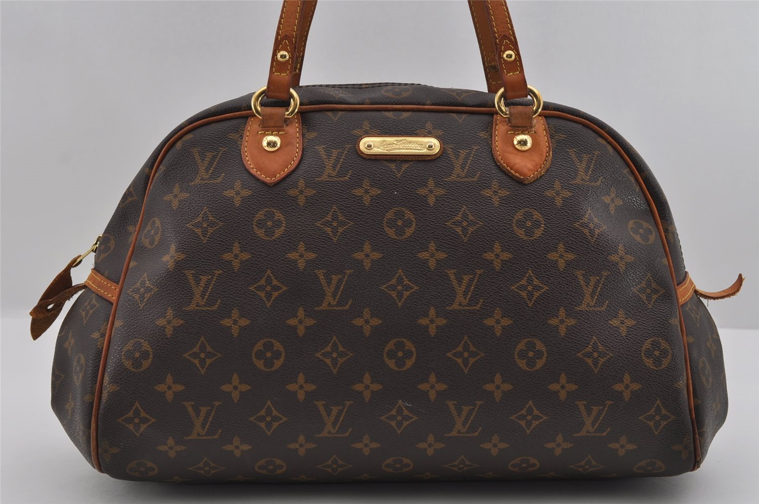 Authentic Louis Vuitton Monogram Montorgueil GM M95566 Shoulder Tote Bag 1852I