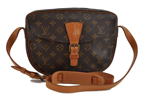 Auth Louis Vuitton Monogram Jeune Fille MM Shoulder Cross Bag M51226 LV 1853D