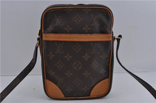 Authentic Louis Vuitton Monogram Danube Shoulder Cross Bag M45266 LV Junk 1854D