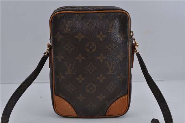 Authentic Louis Vuitton Monogram Danube Shoulder Cross Bag M45266 LV Junk 1854D