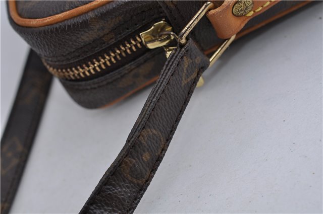 Authentic Louis Vuitton Monogram Danube Shoulder Cross Bag M45266 LV Junk 1854D