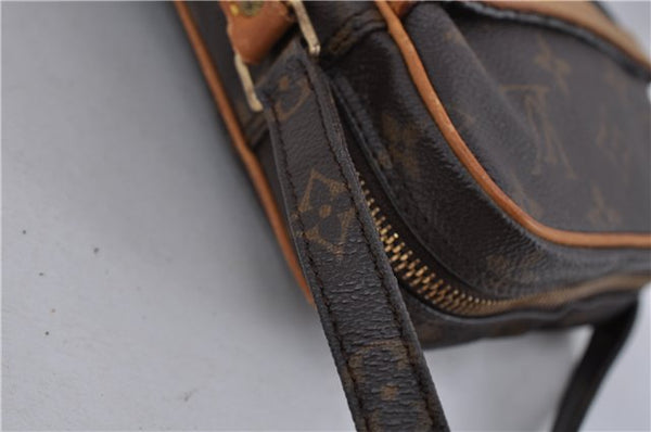 Authentic Louis Vuitton Monogram Danube Shoulder Cross Bag M45266 LV Junk 1854D