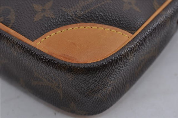 Authentic Louis Vuitton Monogram Danube Shoulder Cross Bag M45266 LV Junk 1854D