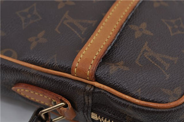 Authentic Louis Vuitton Monogram Danube Shoulder Cross Bag M45266 LV Junk 1854D