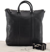 Authentic PRADA Leather Nappa 2Way Shoulder Cross Body Hand Tote Bag Black 1854I