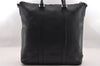 Authentic PRADA Leather Nappa 2Way Shoulder Cross Body Hand Tote Bag Black 1854I