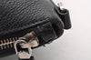 Authentic PRADA Leather Nappa 2Way Shoulder Cross Body Hand Tote Bag Black 1854I