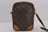 Authentic Louis Vuitton Monogram Danube Shoulder Cross Bag M45266 LV Junk 1855D