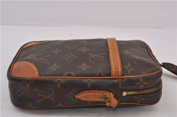 Authentic Louis Vuitton Monogram Danube Shoulder Cross Bag M45266 LV Junk 1855D