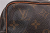 Authentic Louis Vuitton Monogram Danube Shoulder Cross Bag M45266 LV Junk 1855D