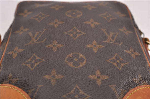 Authentic Louis Vuitton Monogram Danube Shoulder Cross Bag M45266 LV Junk 1855D