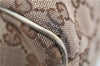 Authentic GUCCI Sukey Shoulder Tote Bag GG Canvas Leather 211944 Brown 1855G