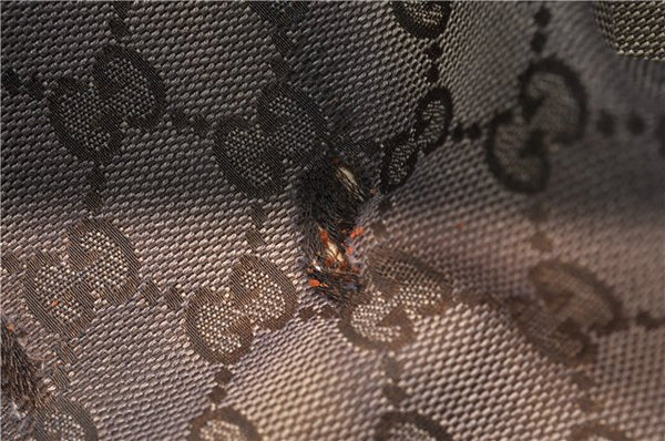 Authentic GUCCI Sukey Shoulder Tote Bag GG Canvas Leather 211944 Brown 1855G