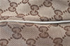 Authentic GUCCI Sukey Shoulder Tote Bag GG Canvas Leather 211944 Brown 1855G