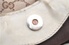Authentic GUCCI Sukey Shoulder Tote Bag GG Canvas Leather 211944 Brown 1855G